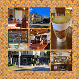 Montage of images from Sacred Grounds Coffee House