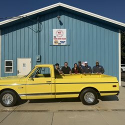 Central Washington Auto & Truck Repair - Even the employees like to get in the picture with a nice classic truck.