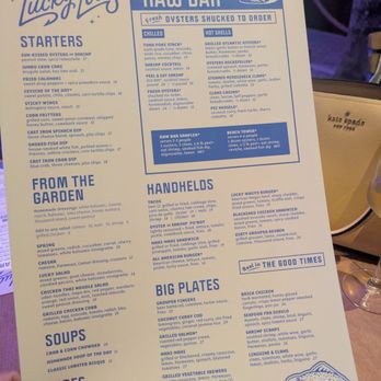 Lucky Lou’s Raw Bar - Menu - Seafood Near Me - Deerfield Beach, Florida Lucky Lou’s Raw Bar - Menu - Seafood Near Me - Deerfield Beach, Florida
