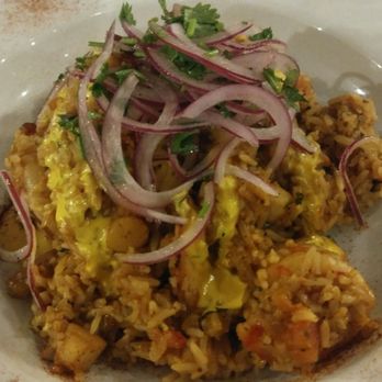 Aji Peruvian Cuisine - The seafood fried rice is ok but the plate doesnt taste any seafood flavour but way too salty and sour. Like someone poured vinegar on it. - Peruvian Near Me - Long Beach, California Aji Peruvian Cuisine - The seafood fried rice is ok but the plate doesnt taste any seafood flavour but way too salty and sour. Like someone poured vinegar on it. - Peruvian Near Me - Long Beach, California