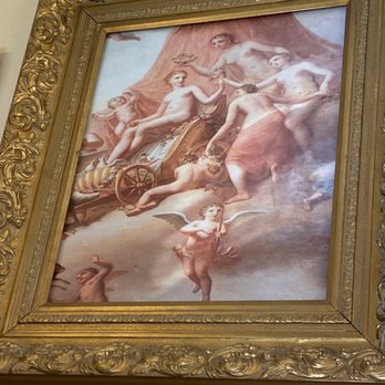 Chique Rock Shop - More artwork hanging above the entrance - Gemstones & Minerals Near Me - Las Vegas, Nevada