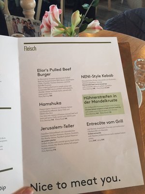 Menu photo 4 Neni Berlin Berlin, BE Menu photo 4 Neni Berlin Berlin, BE