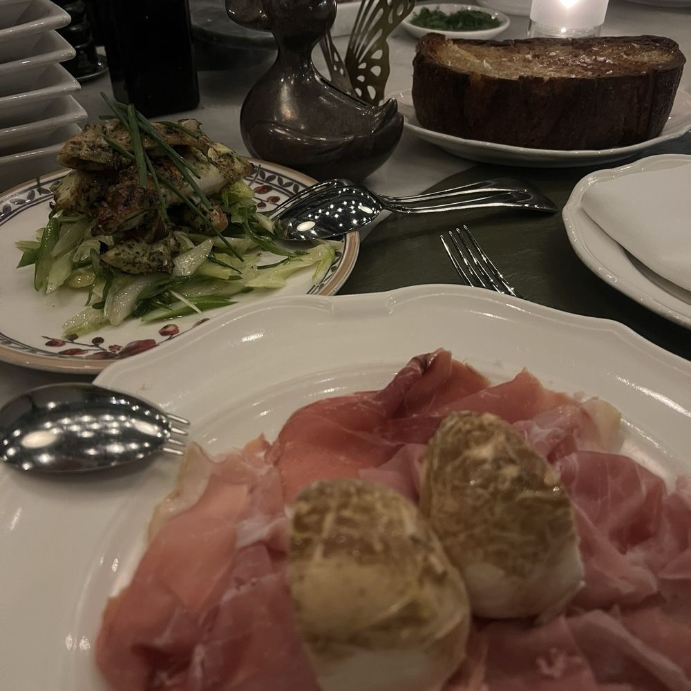Osteria Mozza - Burnt Smoked Mozzarella di Bufala and Grilled Octopus - Italian Near Me - Los Angeles, California Osteria Mozza - Burnt Smoked Mozzarella di Bufala and Grilled Octopus - Italian Near Me - Los Angeles, California