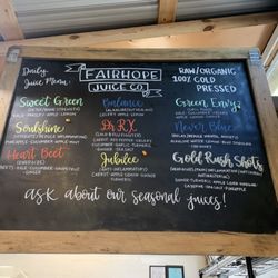 Fairhope Juice Co. - Menu Board