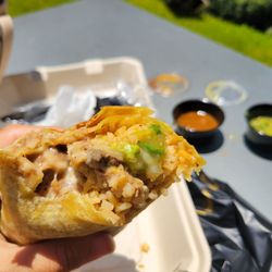 Cantina Frida - Inside a steak burrito