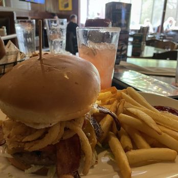 Ram Restaurant & Brewery - Bacon burger with fried egg. - Breweries Near Me - Salem, Oregon
