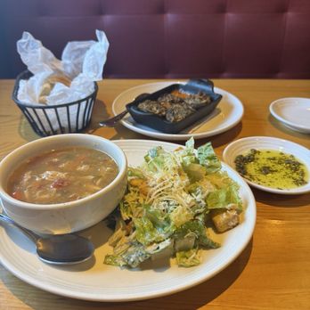 Carrabba's Italian Grill - Stuffed mushrooms, Momma mandola's soup and the best Caesar salad you'll ever eat ‍ - Italian Near Me - Maple Shade, New Jersey