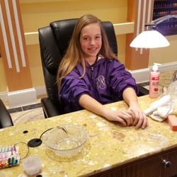 Ky Nail - Deluxe mani. n' pedi by David. Happy birthday to Rebecca.
