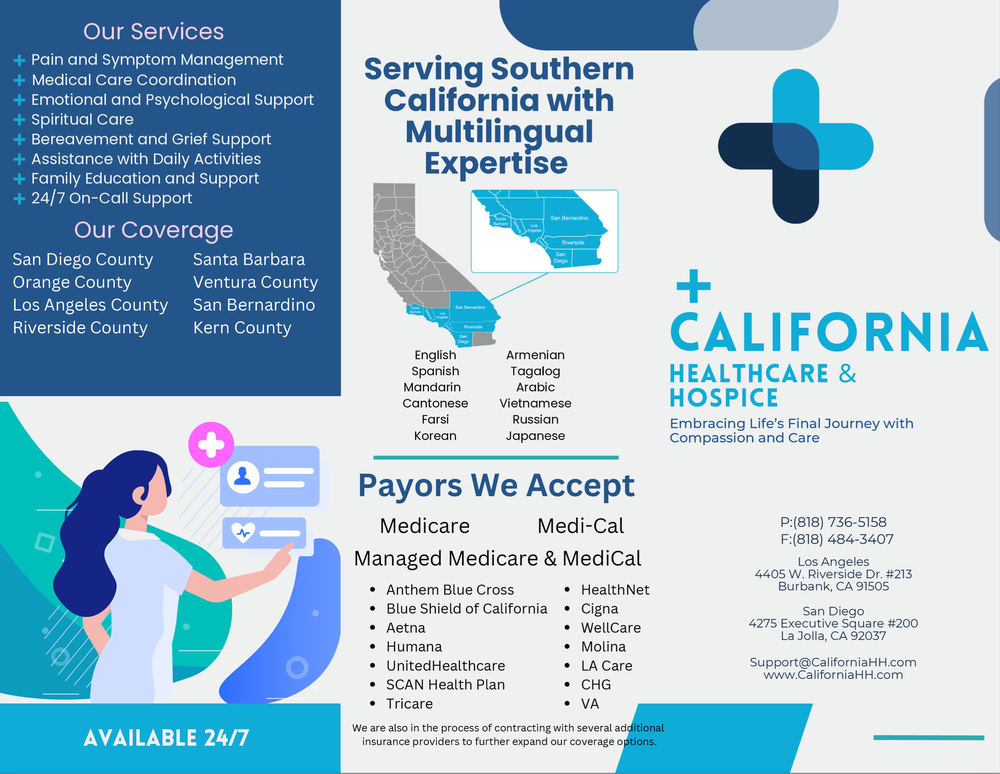 California Healthcare and Hospice - grief counselor in Burbank, CA