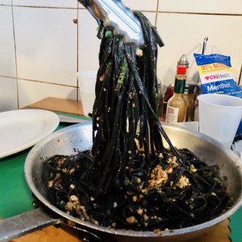 The Daily Catch - Black pasta with squid and a oili - Italian Near Me - Boston, Massachusetts