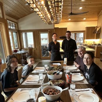 Hey Chef! - The family with our Chef Jessie and his support Tatum. Great night! - Personal Chefs Near Me - Truckee, California