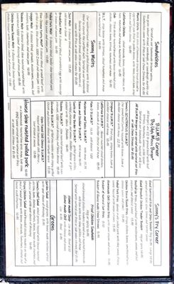 Menu photo 1 Sunny's Diner Happy Valley, OR Menu photo 1 Sunny's Diner Happy Valley, OR