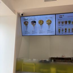 Crepe menu Crepe menu