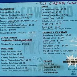 Pig Cow Spud - Menu