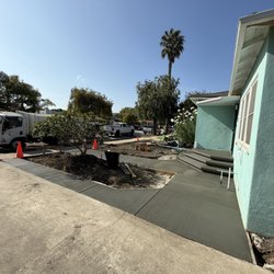 Keep It Clean Landscape - FRESHLY POURED CONCRETE