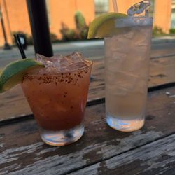 Left is the guava Rita and right is the Belle Isle Breeze