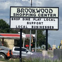 Brookwood Shopping Center - Local sign