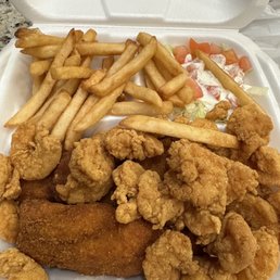 This fish and shrimp platter is my new go to! This fish and shrimp platter is my new go to!