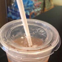 Sushi One - Sweetened ice tea - Best $1 spent for quick hydration.