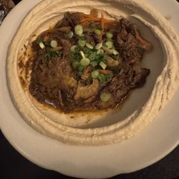 Short Rib bowl featured great hummus!