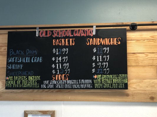 Menu photo 8 Greentail's Seafood Market and Kitchen Nags Head, NC