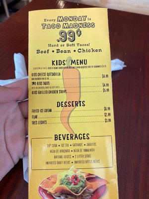 Menu photo 3 Taco Rico Tex-Mex Café Miami, FL