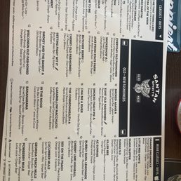 Drink Menu