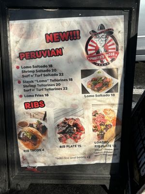 Menu photo 6 Pablito's Tacos Los Angeles, CA