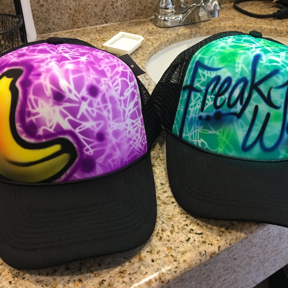 Mr Hoodbrush - Custom Hats for VidCon - Commissioned Artists Near Me Mr Hoodbrush - Custom Hats for VidCon - Commissioned Artists Near Me