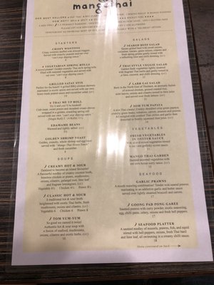 Menu photo 4 Mango Thai Restaurant Victoria, BC