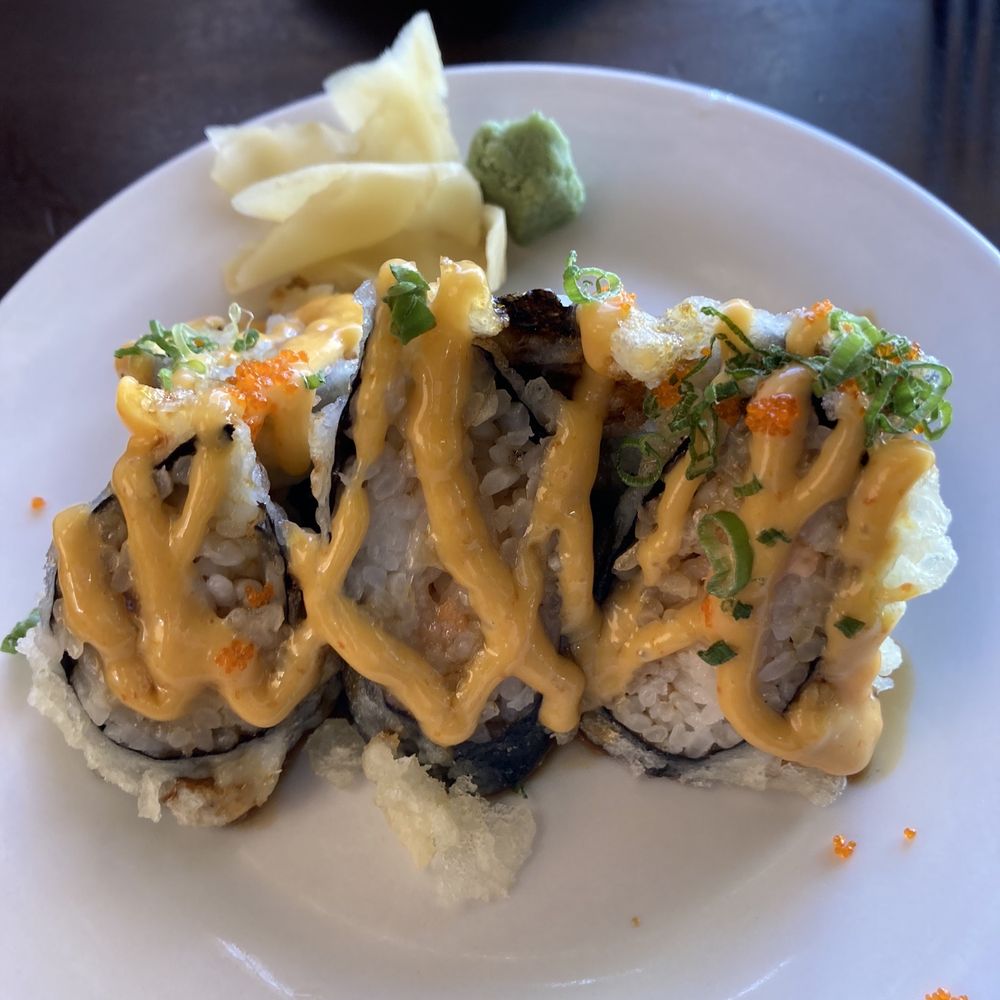 Mitsuba Cuisine - Volcano roll - Japanese Near Me - Camillus, New York Mitsuba Cuisine - Volcano roll - Japanese Near Me - Camillus, New York