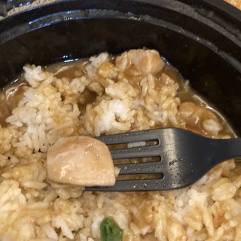 K Pop Ramen - Biggest piece out of the 8 pieces in my curry chicken lol - Ramen Near Me - Dallas, Texas K Pop Ramen - Biggest piece out of the 8 pieces in my curry chicken lol - Ramen Near Me - Dallas, Texas