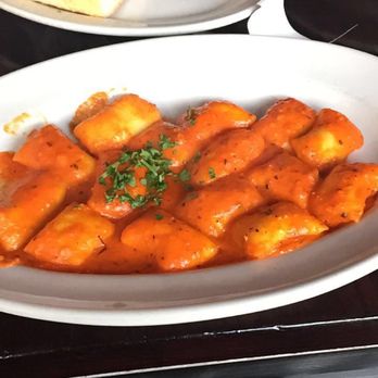 Pasta Palazzo - Jalapeno Gnocchi with Red Pepper Sauce, a must have - Italian Near Me - Chicago, Illinois