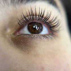 Immediately After Keratin Lash Lift Results