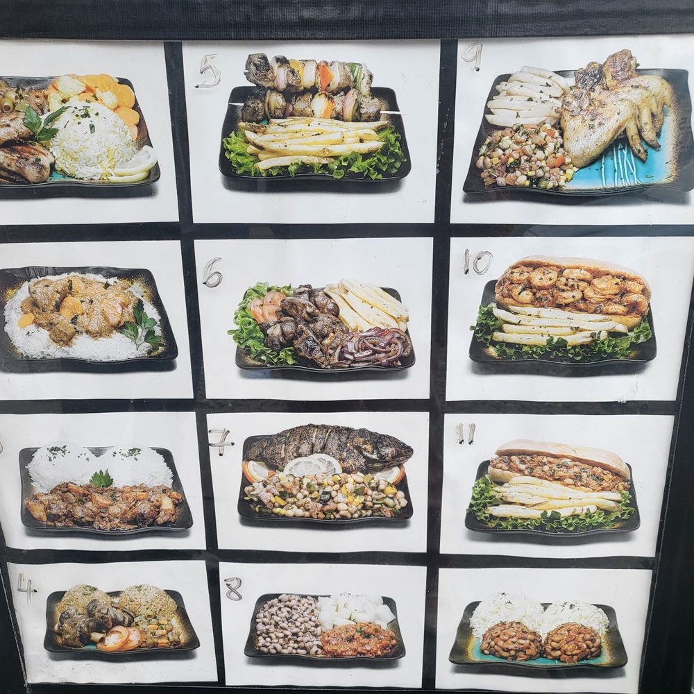 Photos of the menu items. 9/21/2022