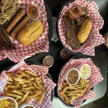 JC's Bar-B-Q Place - 3 meat combo - Barbeque Near Me - Van Buren, Arkansas