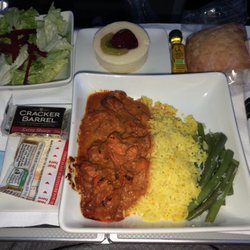 American Airlines - Butter chicken