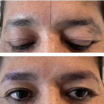 Savage Spa - Micro-blading with little shading - Eyebrow Services Near Me - Staten Island, New York