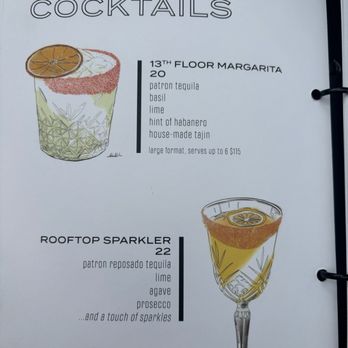 Refinery Rooftop - Menu - Lounges Near Me - New York, New York