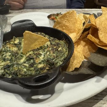 Local Table - Cast-iron Spinach Artichoke Dip - Mediterranean Near Me - Katy, Texas