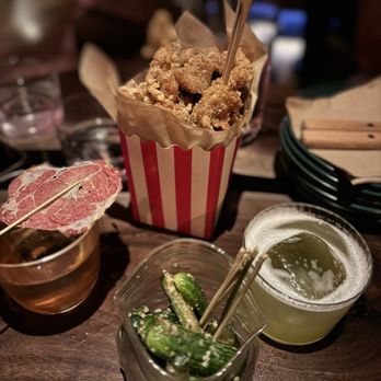Double Chicken Please - Popcorn chicken, cucumber salad - Cocktail Bars Near Me - New York, New York