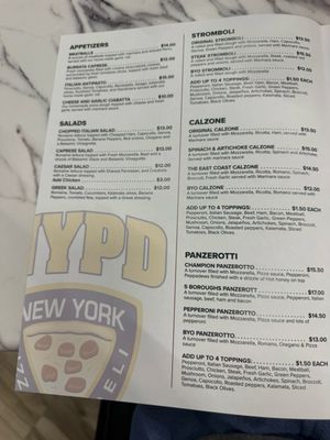 Menu photo 2 NYPD Pizza Orlando, FL Menu photo 2 NYPD Pizza Orlando, FL