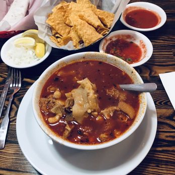 El Azteca Mexican - Large bowl Menudo - Mexican Near Me - Fairfield, California
