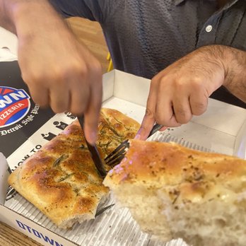 DTown Pizzeria - Herb Foccacia - Pizza Near Me - Canoga Park, California