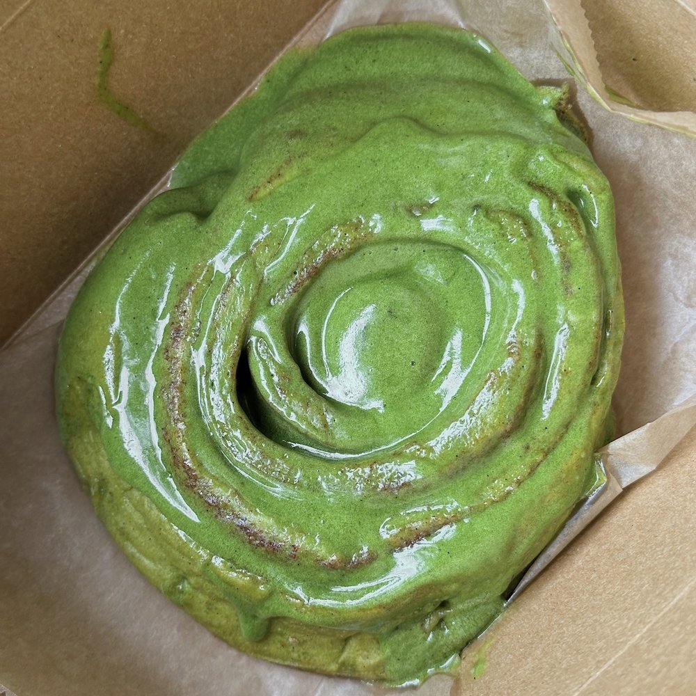 Matcha cinnamon roll Matcha cinnamon roll