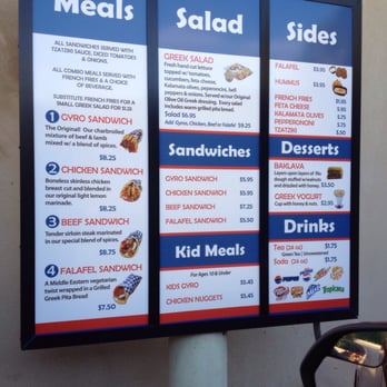 Gyroz - The drive thru menu! - Greek Near Me - Aurora, Colorado Gyroz - The drive thru menu! - Greek Near Me - Aurora, Colorado