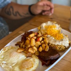 BLT's - Breakfast, Lunch and Tacos - Farmers Breakfast ... lil bit of everything good