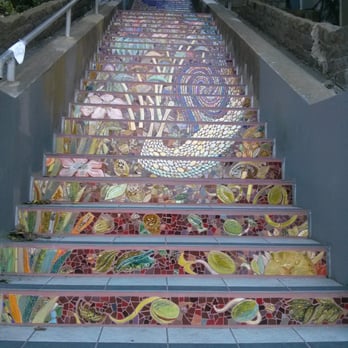 Hidden Garden Steps - Public Art Near Me - San Francisco, California Hidden Garden Steps - Public Art Near Me - San Francisco, California