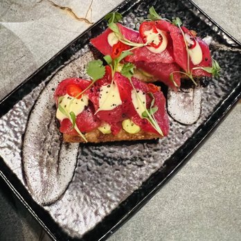 Kaiyo Rooftop - Bluefin Tuna Toast - Peruvian Near Me - San Francisco, California Kaiyo Rooftop - Bluefin Tuna Toast - Peruvian Near Me - San Francisco, California