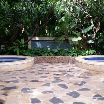 Laniwai Spa - 2 of the spa tubs. One is 90ish degrees and the other is room temperature. - Day Spas Near Me - Kapolei, Hawaii